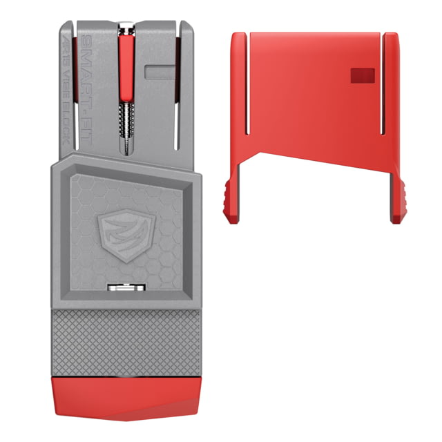 Real Avid Real Avid Smart-Fit AR-15 Vise Block w/AR-10 Sleeve Grey/Red Medium - $54.99 at Optics Planet