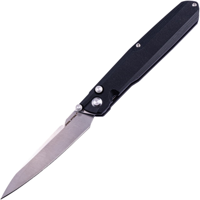 Real Steel G5 Metamorph Folding Knife 3.5in 14C28N Satin G10 Handle Black - Real Steel