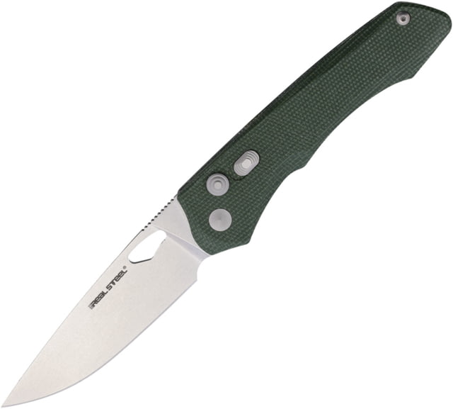 Real Steel Griffin Pro Button Lock Grn Mi RS - Real Steel