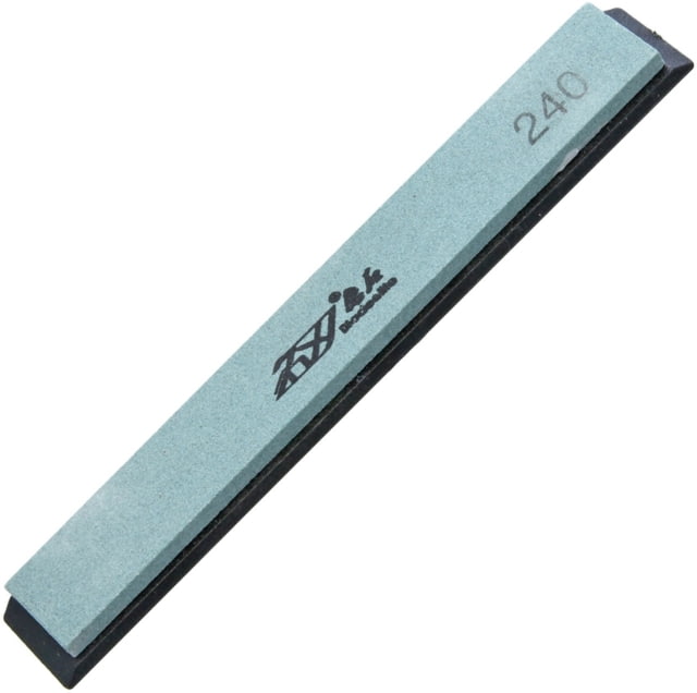 Real Steel Japanese Whetstone 240 6in X .8in X .2in 240 Grit Interchangeable Plastic Base Carborundum Construction - Real Steel