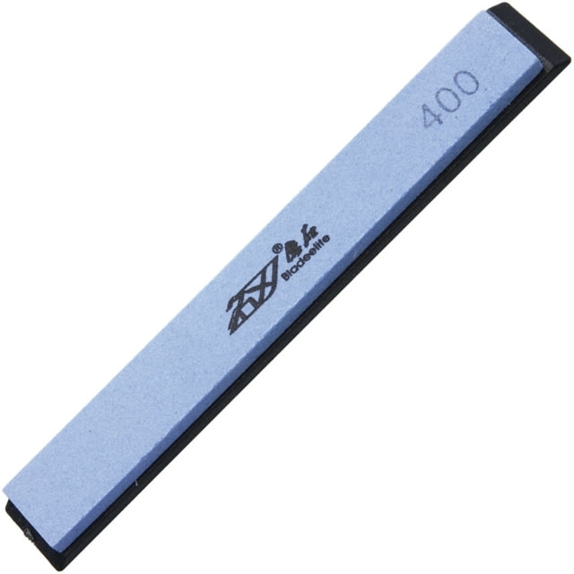 Real Steel Japanese Whetstone 400 Stone 5.88in X 0.75in X 0.25in Non-Slip Base 400 Grit BulkPacked - Real Steel