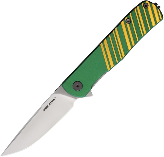 Real Steel Karly Linerlock Green/Gold RS - Real Steel