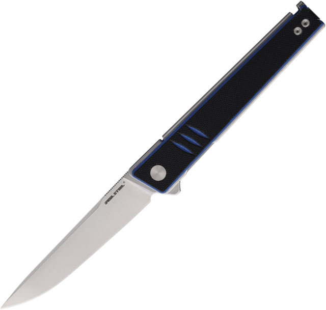 Real Steel Kikashi Linerlock Blk/Blue RS - Real Steel