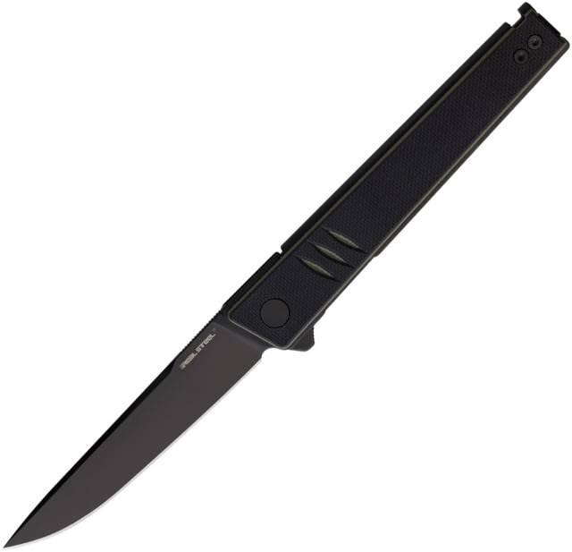 Real Steel Kikashi Linerlock Blk/Grn RS - Real Steel