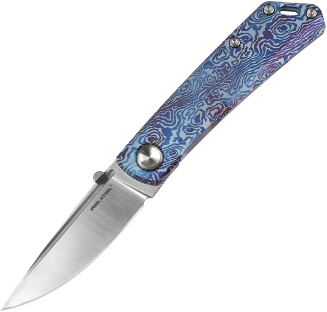 Real Steel Luna BoostFramelock Blue Swirl - Real Steel