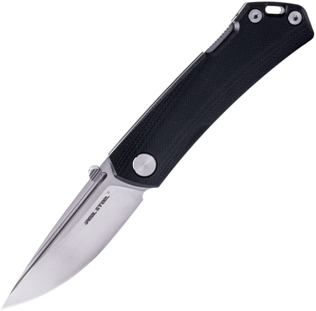 Real Steel Luna Maius Eco Folding Knife 3in 10Cr15CoMoV G10 Handle Black - Real Steel