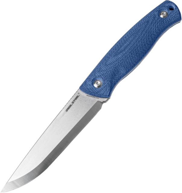 Real Steel Pathfinder Fixed Blade Knife 4.57in 14C28N Steel Denim Micarta Handle - Real Steel