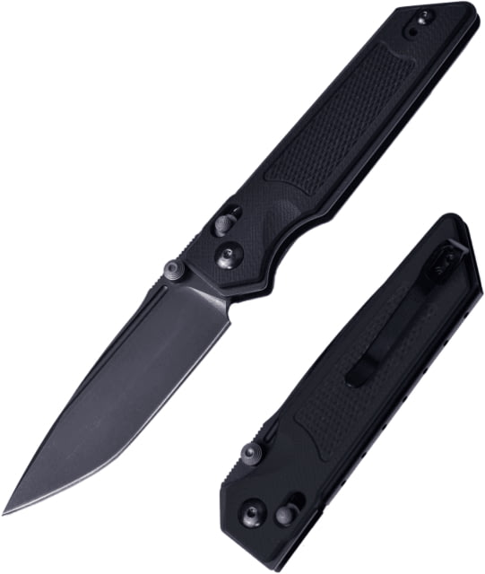 Real Steel Sacra TAC Folding Knife 3in Steel Tanto G10 Handle Black - Real Steel