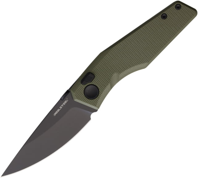 Real Steel Spectrum Button Lock OD G10 RS - Real Steel