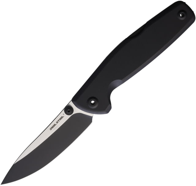 Real Steel Yak Lockback Black Flat RS - Real Steel