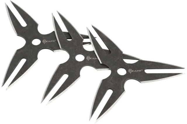Reapr 3 Piece Chuk Star Set 1.75in 420 Stainless Steel Stone Washed Blade - Reapr