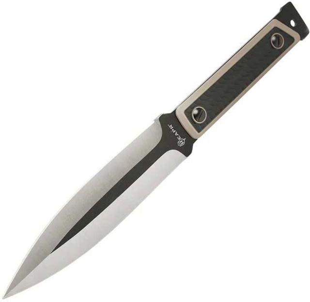 Reapr Versa Spear Dagger 6.5in Powder Coat Textured 420 Stainless Steel Black TPR Handle - Reapr