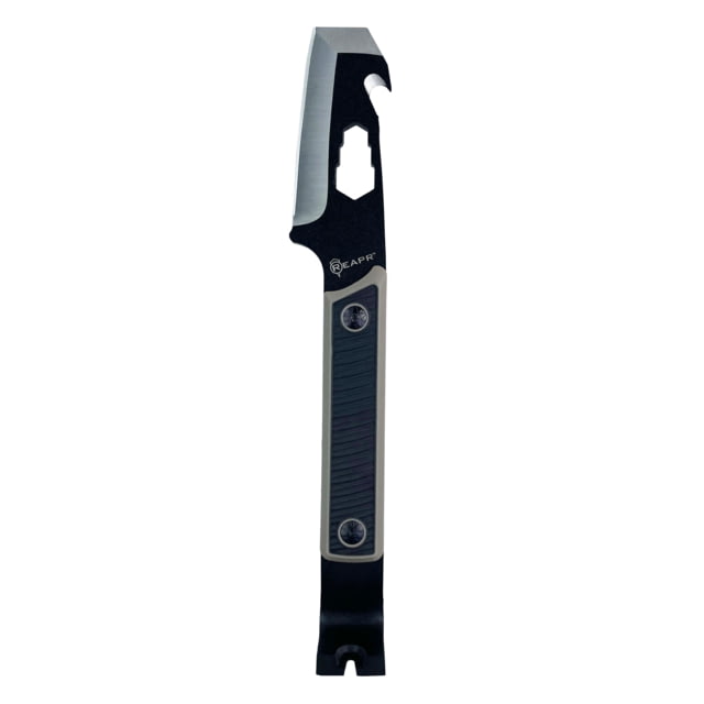 Reapr Versa Tac Pry Bar Fixed Blade Knife 4in 3Cr13 Stainless Steel Black - Reapr