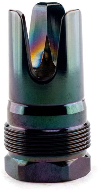 Rearden MFG FHD Rainbow PVD Flash Hider 5/8-24 Square Shoulder Black - Rearden Mfg