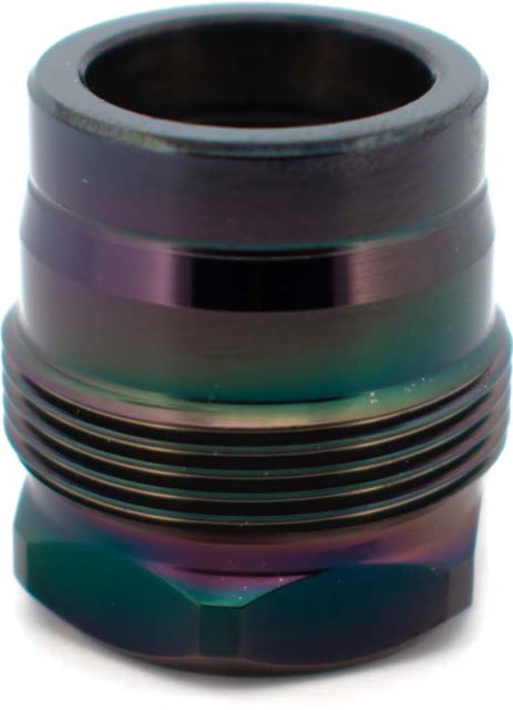 Rearden MFG DPB Rainbow PVD Muzzle Brake .375 1/2-28 Black Rainbow PVD - Rearden Mfg