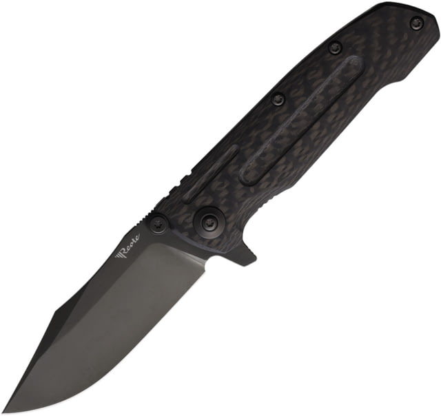 Reate Knives 9D-V2 Framelock Black DLC REA205 - Reate Knives