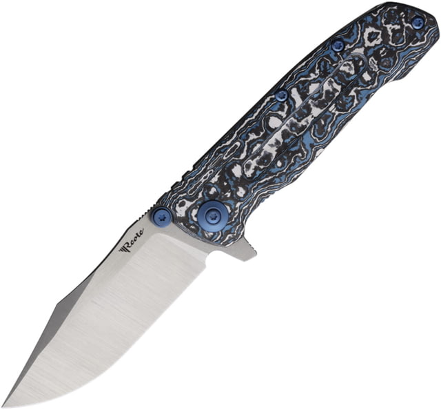 Reate Knives 9DV2 Framelock Frost Fat CF REA226 - Reate Knives