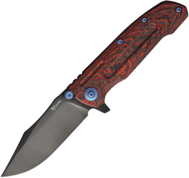 Reate Knives 9DV2 Framelock Lava Fat CF REA231 - Reate Knives