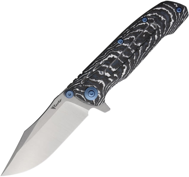 Reate Knives 9DV2 Framelock Storm Fat CF REA227 - Reate Knives