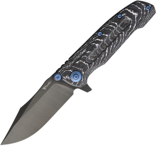 Reate Knives 9DV2 Framelock Storm Fat CF REA230 - Reate Knives
