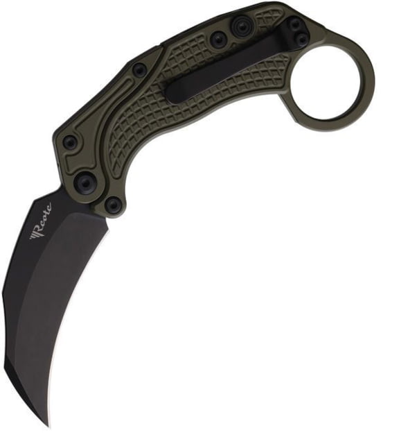 Reate Knives EXO-K Button Lock Green Black - Reate Knives