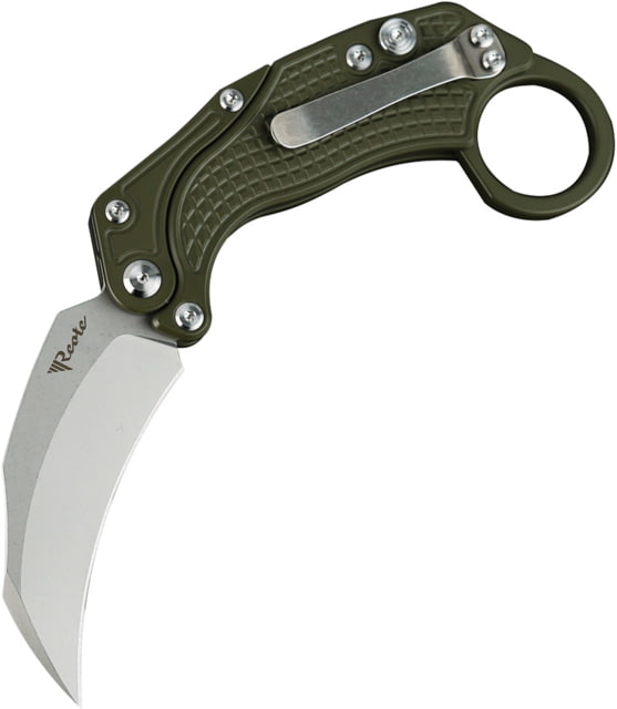 Reate Knives EXO-K Button Lock Green REA127 - Reate Knives