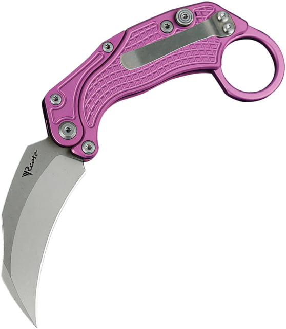 Reate Knives EXO-K Button Lock Purple SW REA123 - Reate Knives