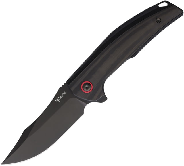 Reate Knives Jack Jr Framelock Blk/Red REA200 - Reate Knives