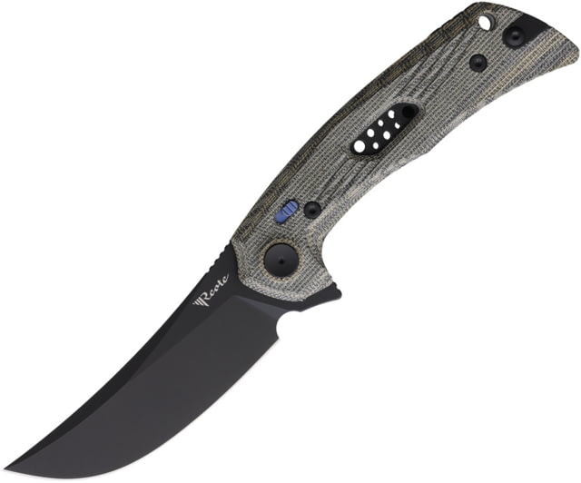 Reate Knives PL-7 Pivot Lock Blk/Grn Mic REA196 - Reate Knives