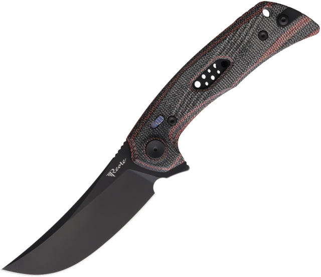 Reate Knives PL-7 Pivot Lock Blk/Red Mic REA195 - Reate Knives
