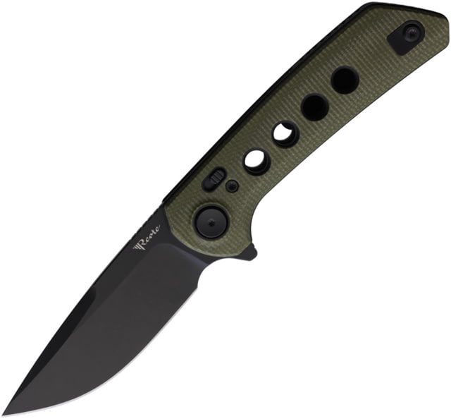 Reate Knives PL-XF Pivot Lock Grn Mic PVD REA - Reate Knives