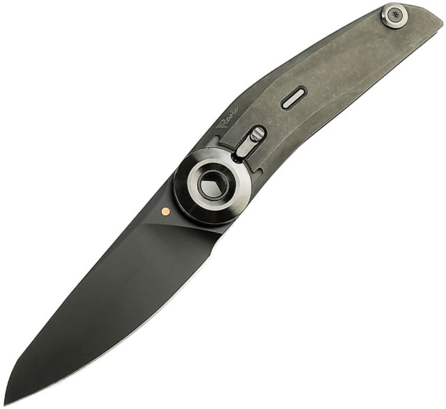 Reate Knives VK Tron Detent Action Blk DLC REA217 - Reate Knives