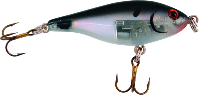 Rebel Lures Rebel Lures Rebel Raider Silver Flash Black 1 5/8in 1/8oz - $6.99 at Optics Planet