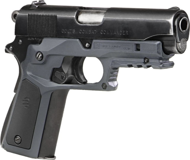 Recover Tactical CC3P Phantom 1911 Grip and Rail System Grey Frame w/ Black and Grey Panels - Recover Tactical