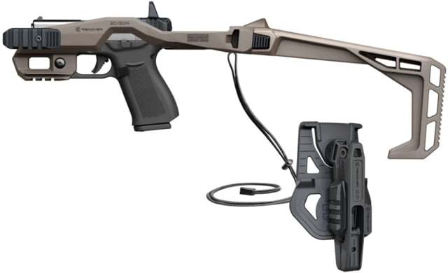 Recover Tactical Recover Tactical Stabilizer KIT for Glock 43 Glock 43X and Glock 48 G43 G43X G48 - All Gens/Versions FDE