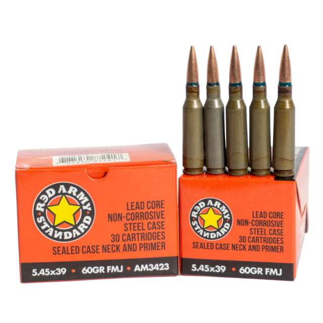  Army Standard 5.45x39mm 60 Grain Full Metal Jacket 30 Rounds Rifle Ammo