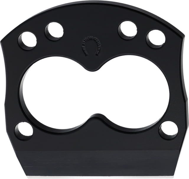 Red Horse Knife Works Punchers Chance Black Ice Scraper 2.5in Overall Black D2 Tool Steel Kydex Sheath RH021 BLACK