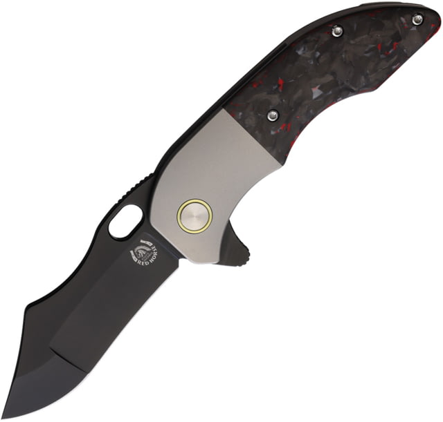 Red Horse Knife Works War Pig Framelock RedCF RH034 - Red Horse Knife Works