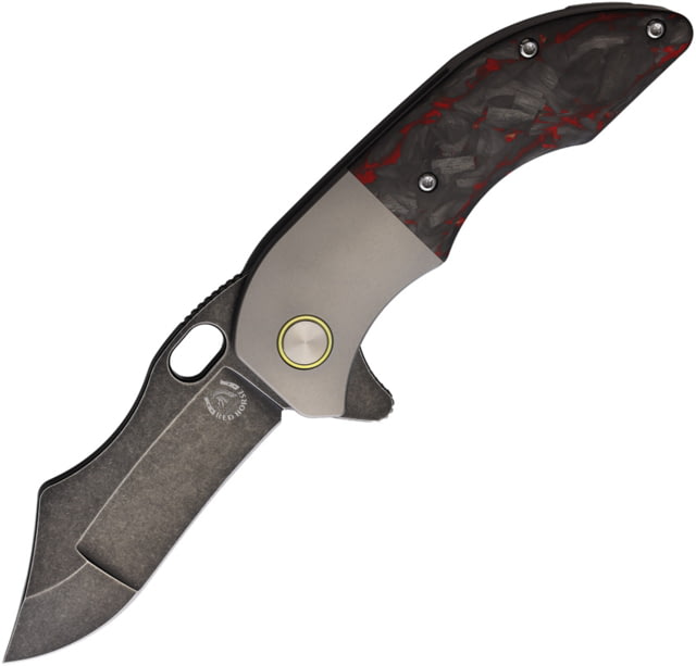 Red Horse Knife Works War Pig Framelock RedCF RH035 - Red Horse Knife Works