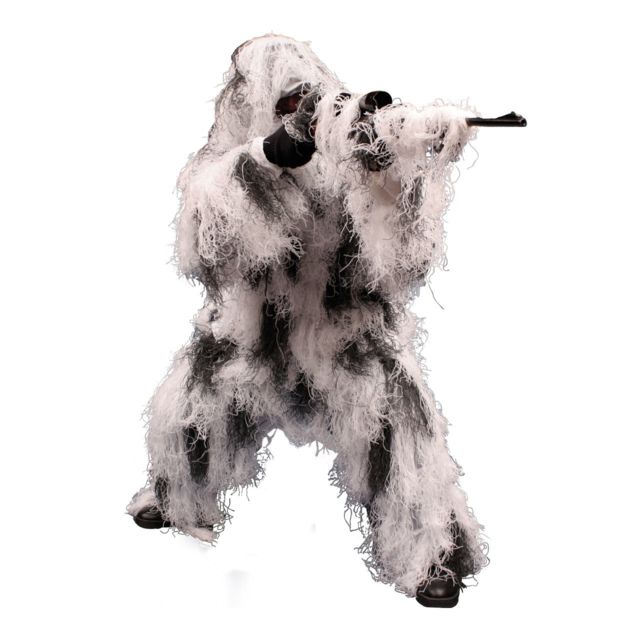 Red Rock Outdoor Gear 5-Piece Ghillie Suit Snow Large - Red Rock Outdoor Gear