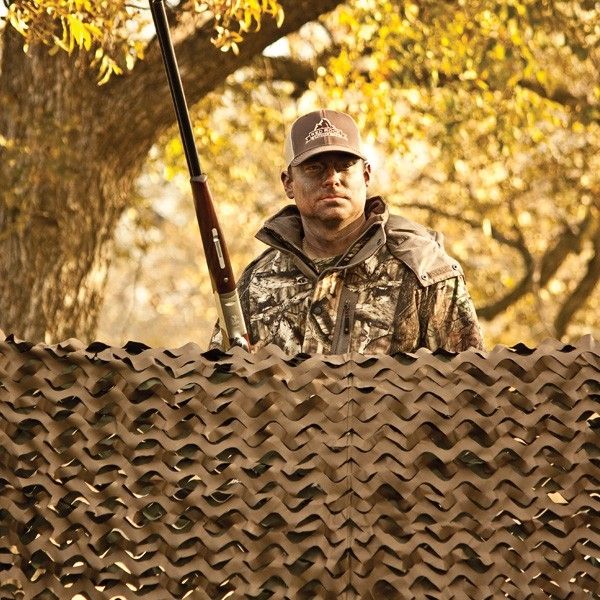Red Rock Outdoor Gear Big Game Camouflage Netting Green/Brown 7'10x9'10in - Red Rock Outdoor Gear
