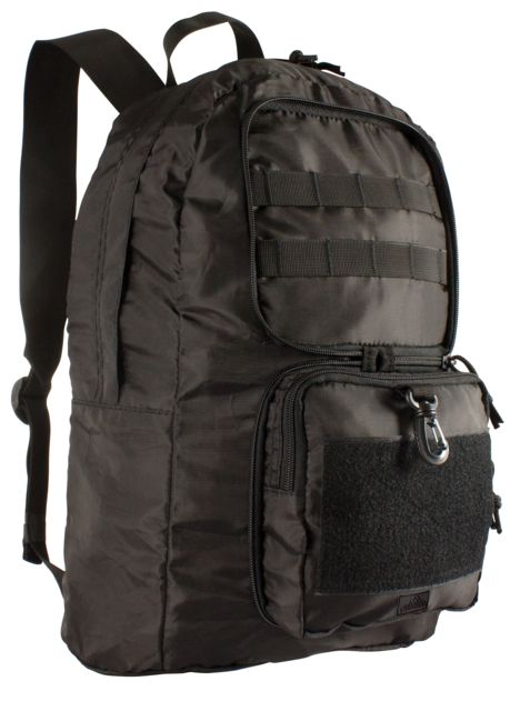 Red Rock Outdoor Gear Collapsible Backpack Black - Red Rock Outdoor Gear