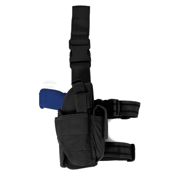Red Rock Outdoor Gear Drop Leg Holster Beretta 92/1911/Glock 17 Right Black - Red Rock Outdoor Gear