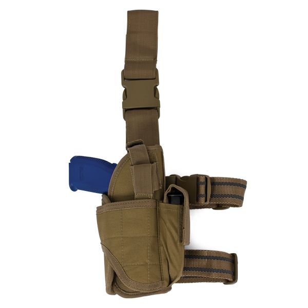Red Rock Outdoor Gear Drop Leg Holster Beretta 92/1911/Glock 17 Right Coyote - Red Rock Outdoor Gear