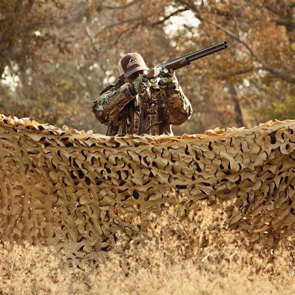Red Rock Outdoor Gear Hunting Series Camouflage Netting Desert 10'x20' - Red Rock Outdoor Gear