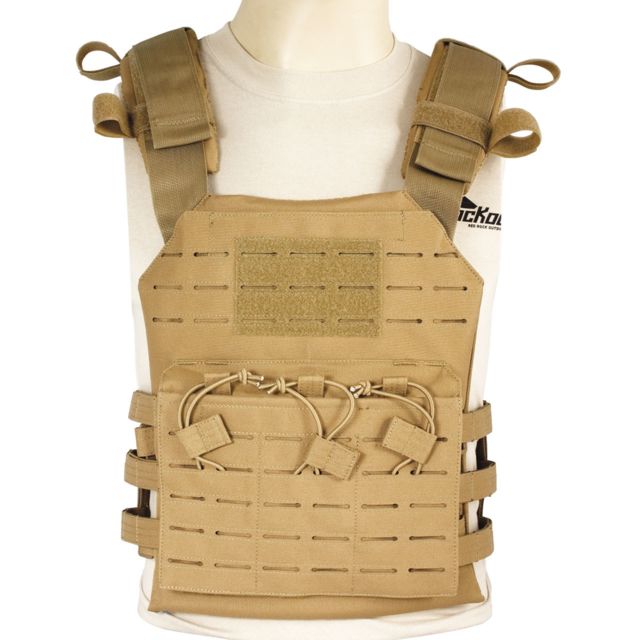 Red Rock Outdoor Gear Laser-Cut Plate Carrier Coyote - Red Rock Outdoor Gear