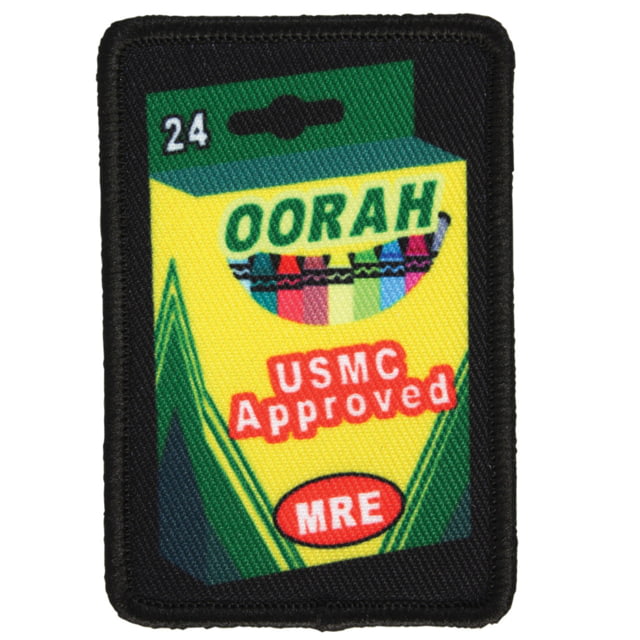 Red Rock Outdoor Gear Morale Patch USMC Crayola Approved MRE - Red Rock Outdoor Gear
