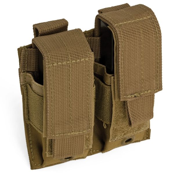 Red Rock Outdoor Gear Double Pistol Mag Pouch Coyote - Red Rock Outdoor Gear