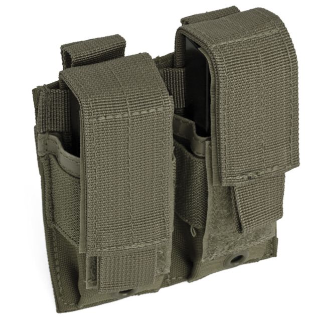 Red Rock Outdoor Gear Double Pistol Mag Pouch Olive Drab - Red Rock Outdoor Gear