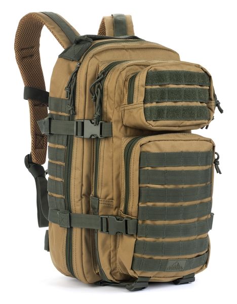Red Rock Outdoor Gear 28L Rebel Assault Pack Coyote w/Olive Drab - Red Rock Outdoor Gear